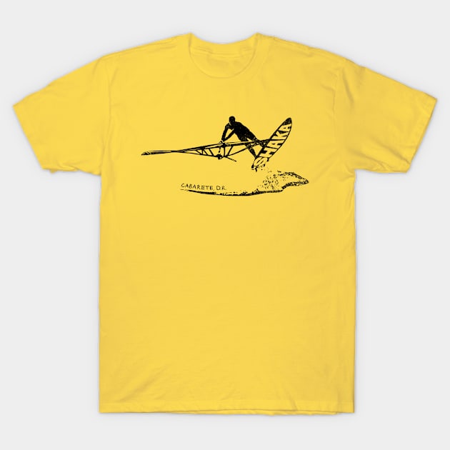 Windsurfing Freestyle Jump Shaka, Cabarete DR T-Shirt by French Salsa